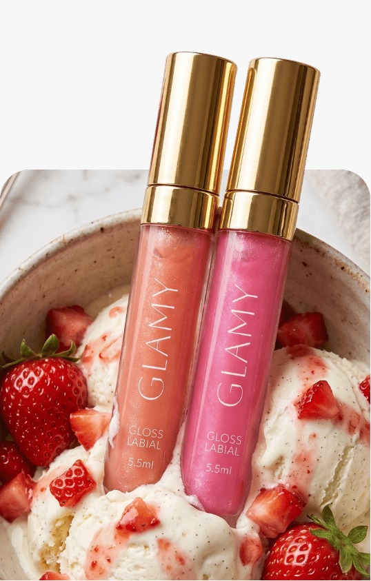 Detalhe do brilho GLAMY